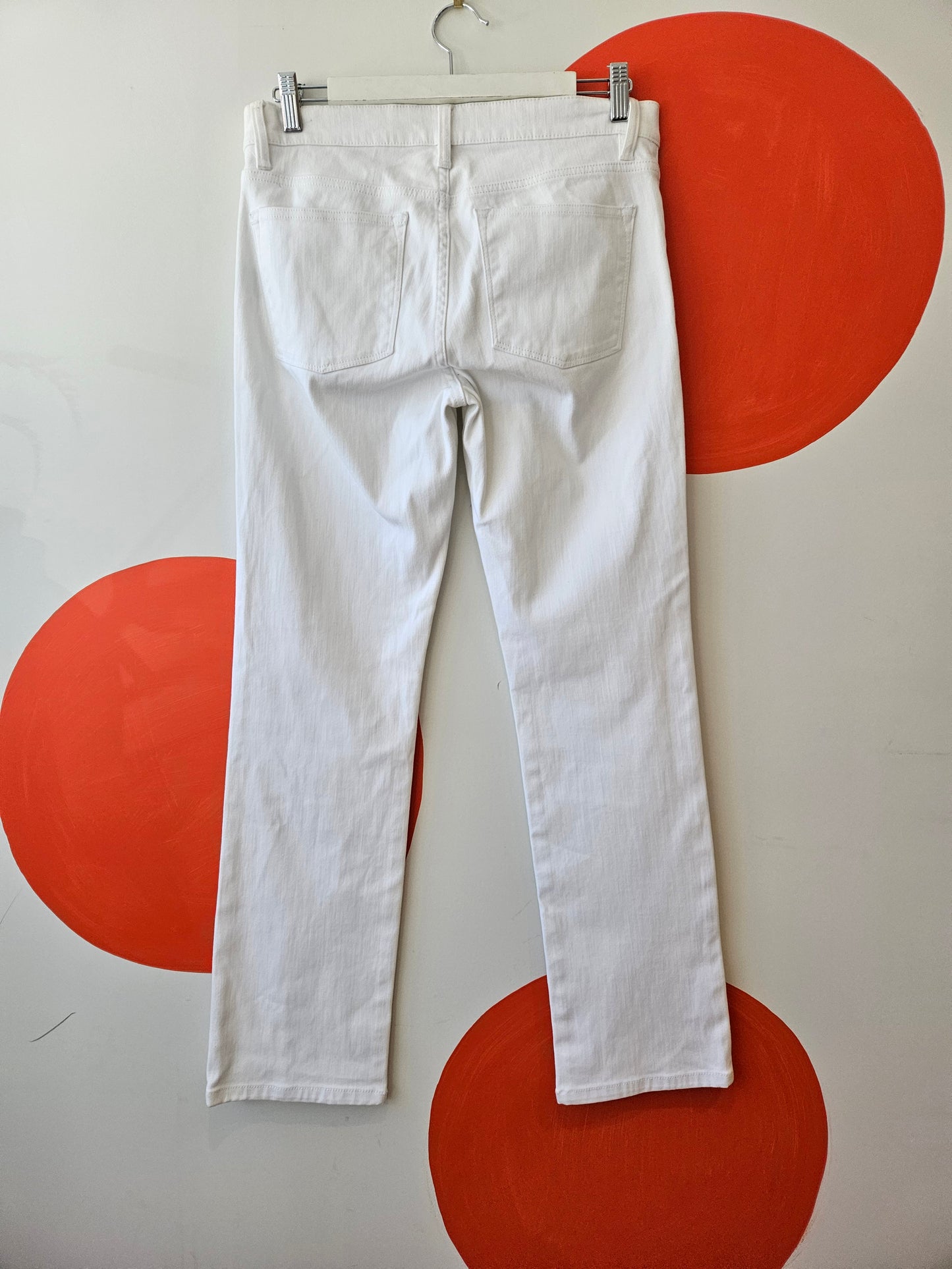 LAUREN Ralph Lauren White Straight Leg Jeans Sz 6