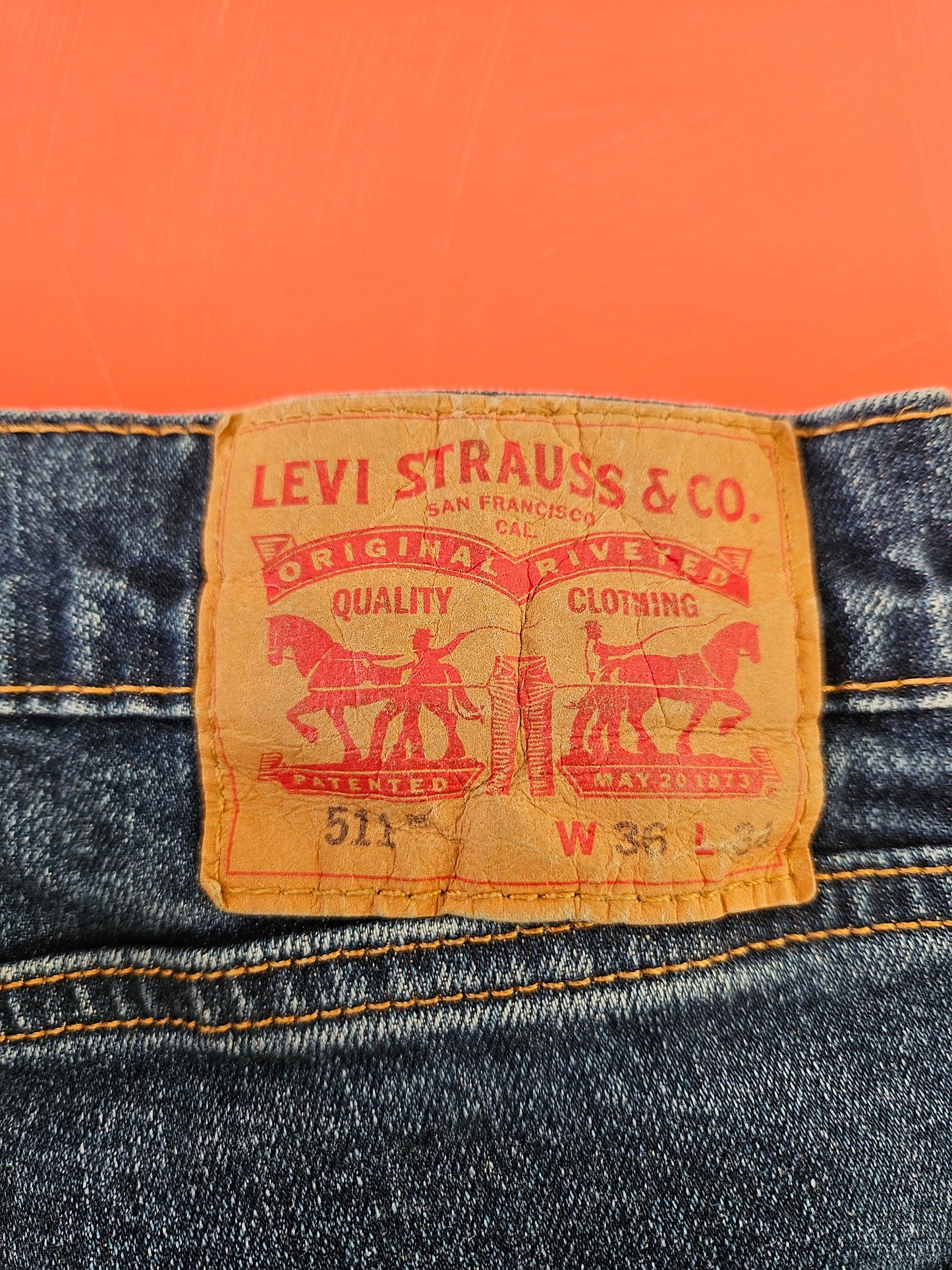 LEVI'S 511 Blue Men's Denim Jeans W36xL34