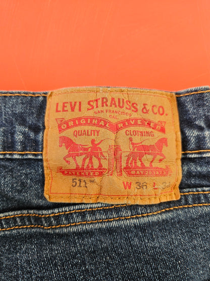 LEVI'S 511 Blue Men's Denim Jeans W36xL34