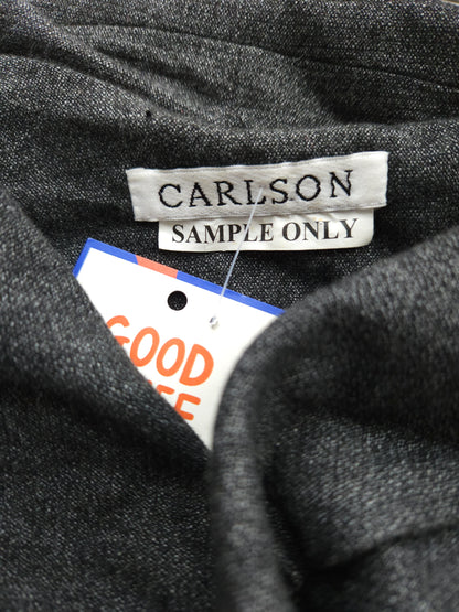 CARLSON Grey Cropped Wool Blend Jacket Sz 10