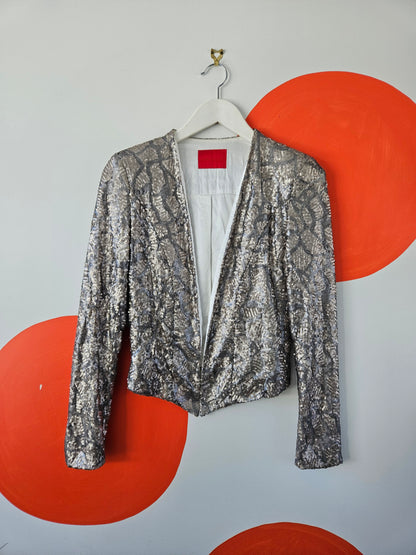 ANDREA MOORE Sequin Blazer - SIZE 8