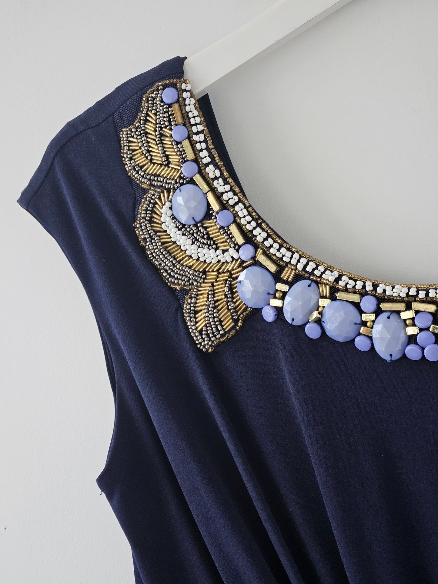 MONSOON Navy Dress - SIZE 10