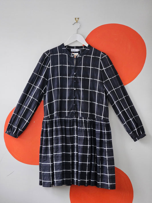 Zoe Kratzmann Silk-Cotton Check Dress