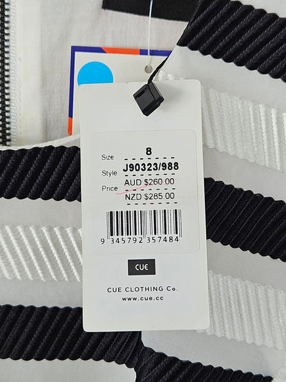 C/TC Stripe Mod Style Dress - SIZE 8