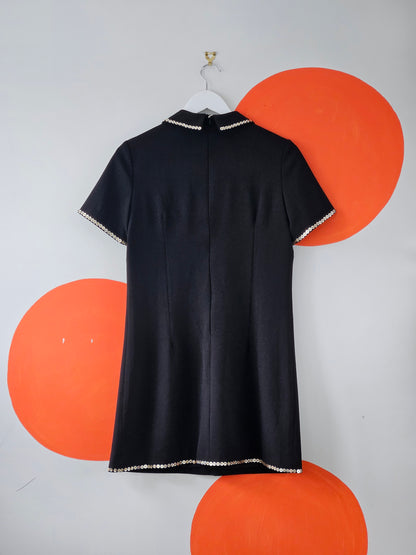 VICTORIA BECKHAM Short Black Dress - SIZE 12