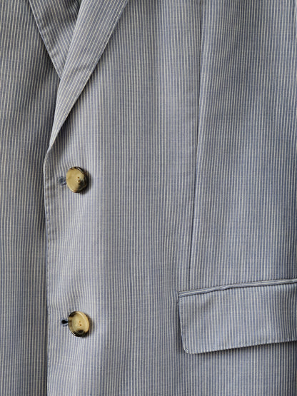 HUGO BOSS Blue Pin-Stripe Blazer - SIZE 42R