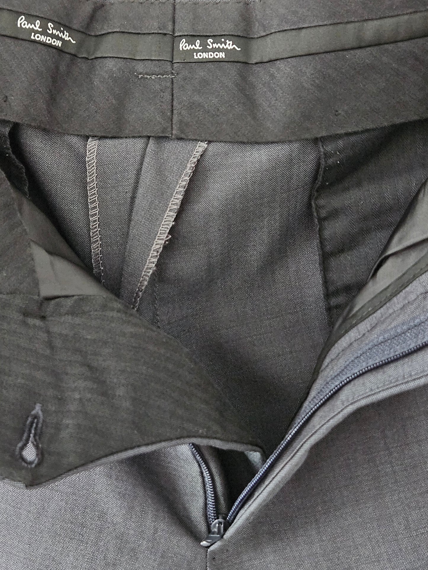 PAUL SMITH Charcoal Formal Trousers - SIZE 32"