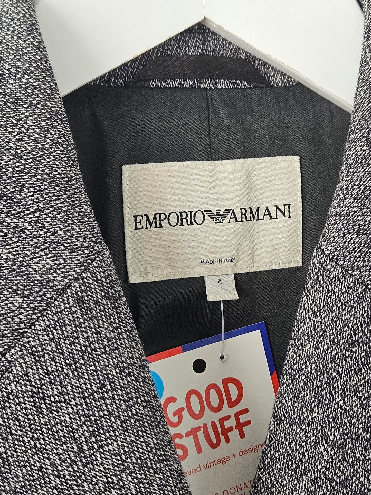 EMPORIO ARMANI Wool Blend Coat - SIZE 6