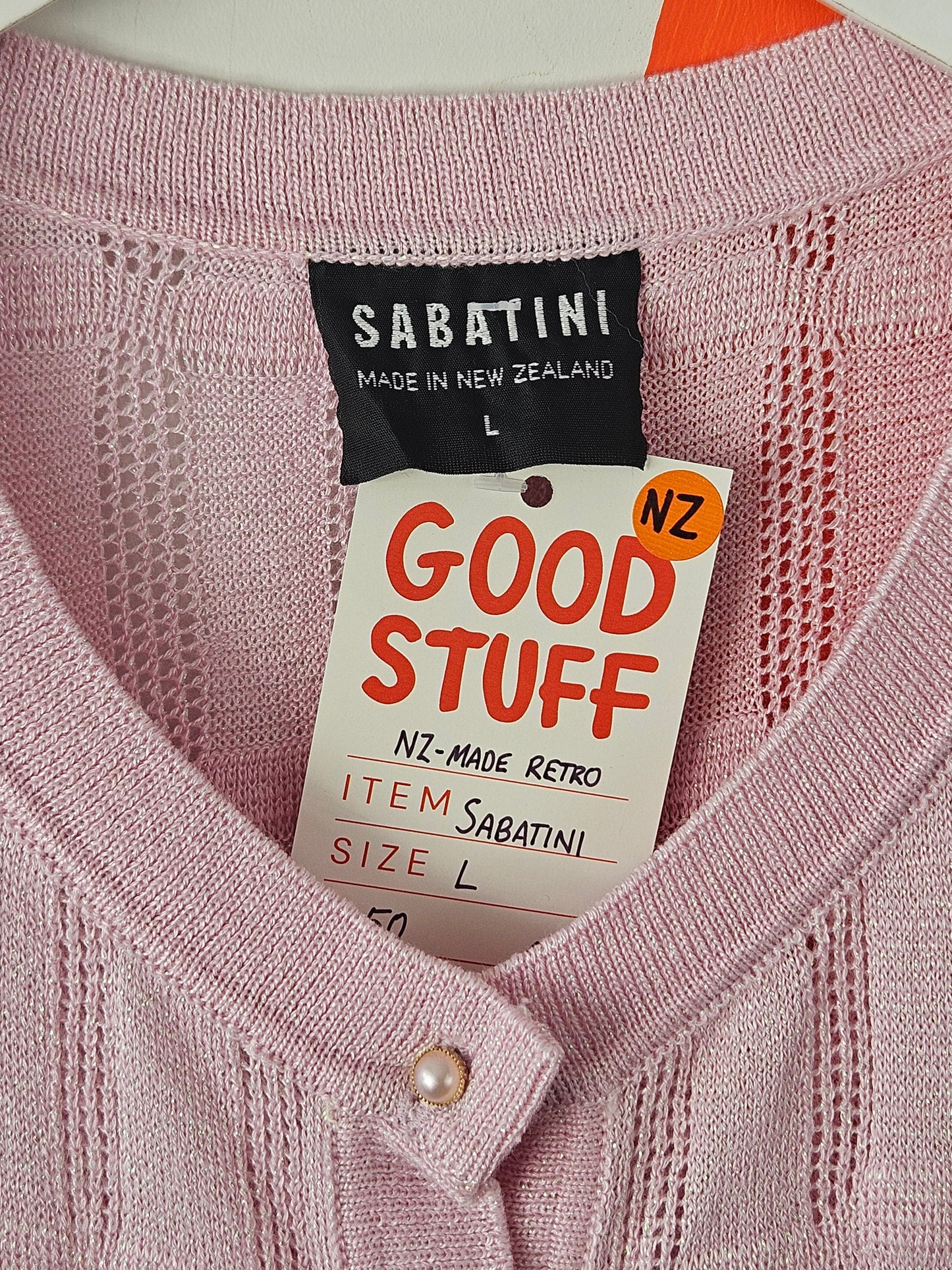 SABATINI Pink Sparkly Top - SIZE L