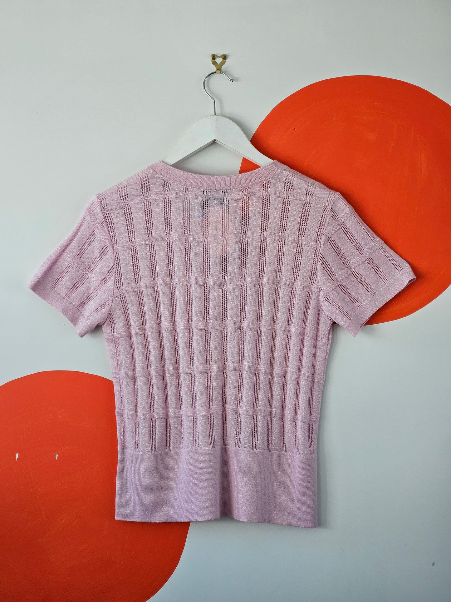 SABATINI Pink Sparkly Top - SIZE L