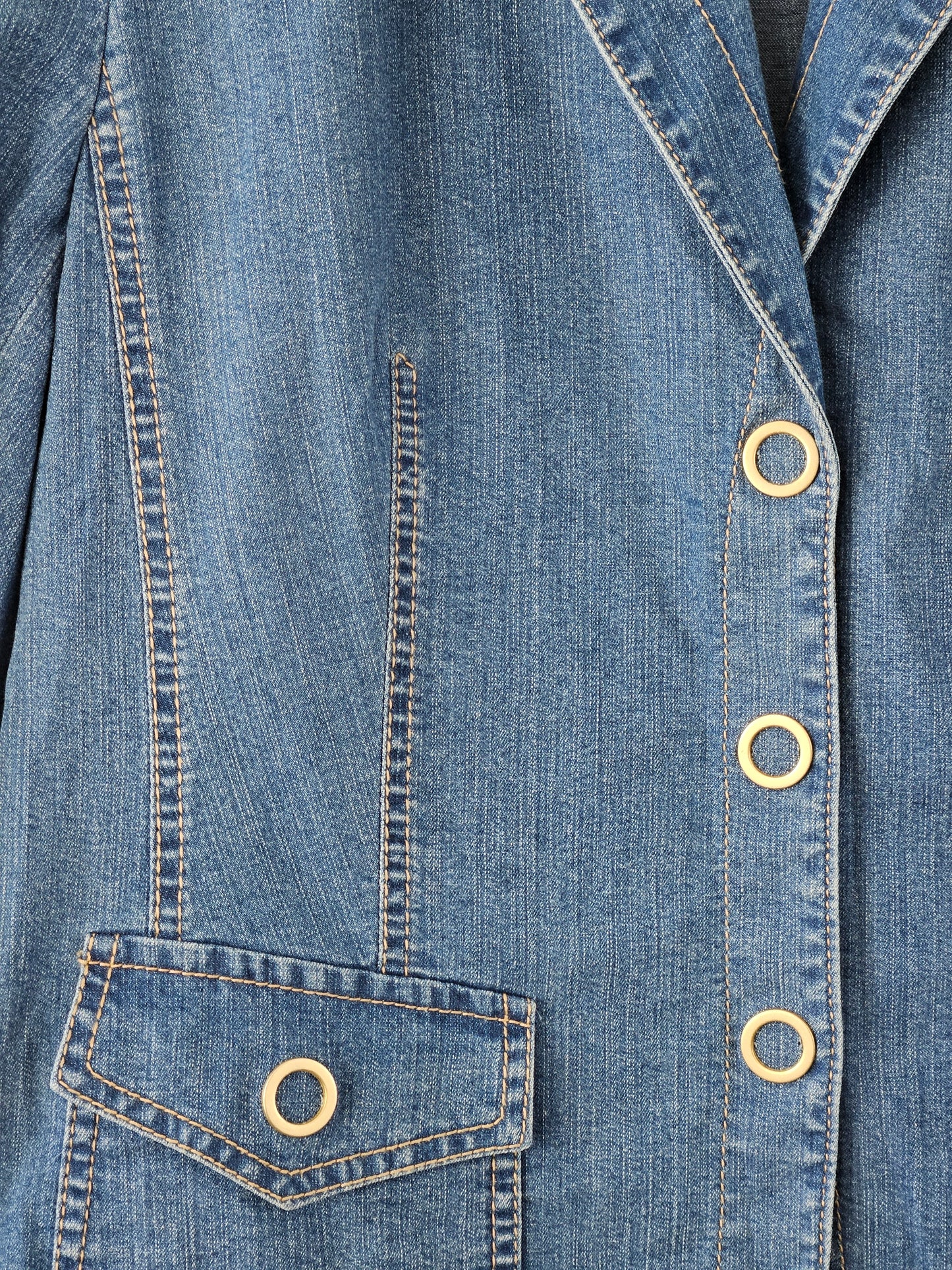 BASLER Denim-Style Blazer - SIZE 16
