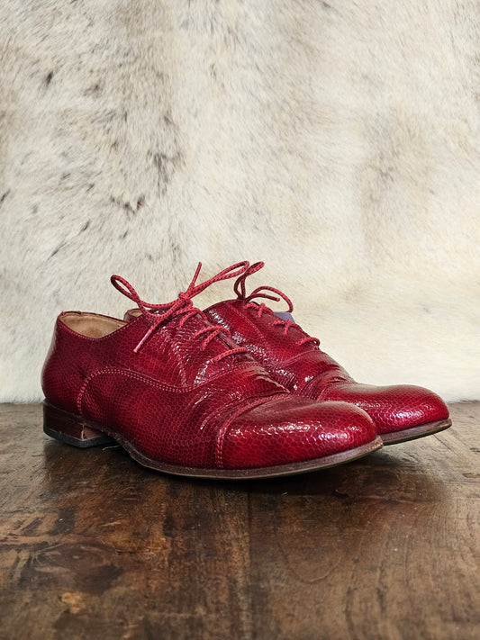 MAYOL 1958 Handmade Red Oxfords - SIZE EU 38