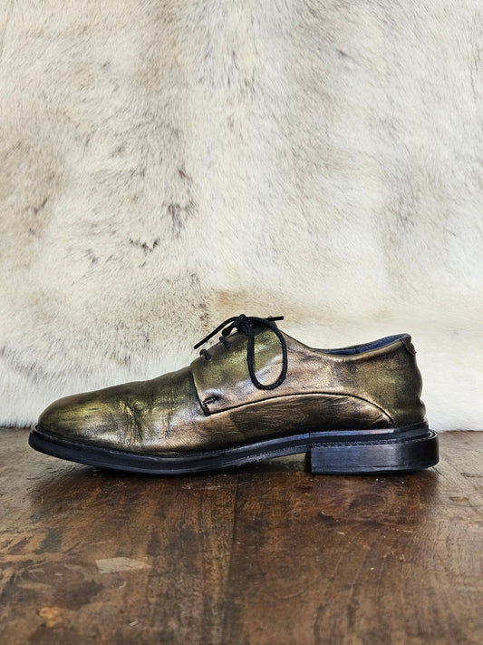 PH 7+ Gold Derby Shoes - SIZE EU 37
