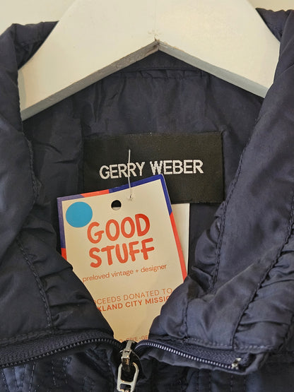 GERRY WEBER Navy Puffer Vest - SIZE 14