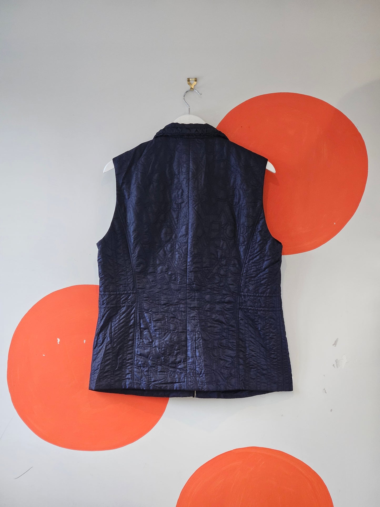 GERRY WEBER Navy Puffer Vest - SIZE 14