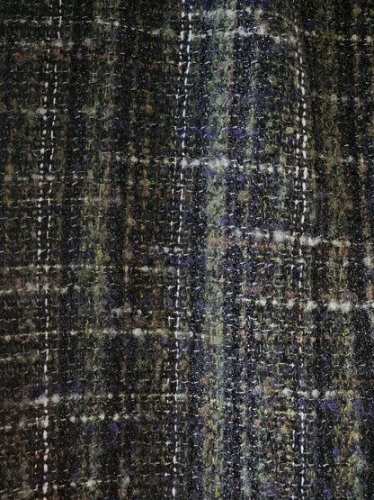 CARLSON Vintage Wool Olive Mid-Length Knit Skirt - SIZE 36"