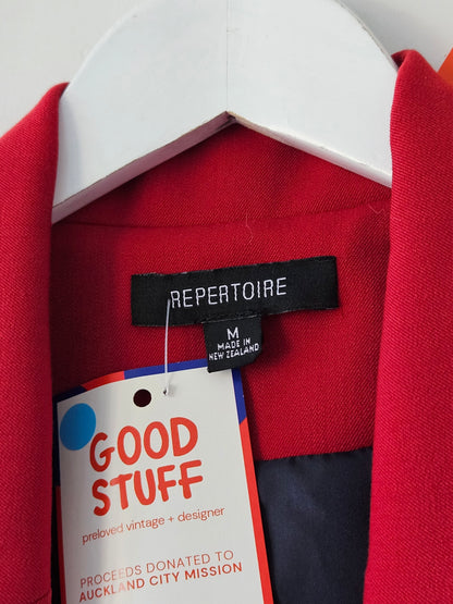 REPERTOIRE Sleeveless Split Side Jacket - SIZE M