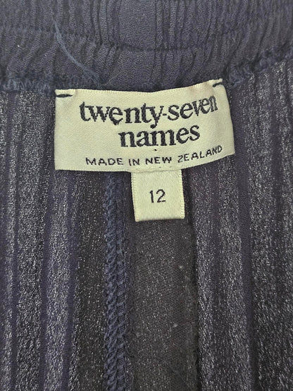 Twenty-Seven Names Navy Casual Pants