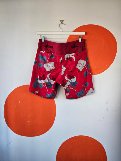 Undercover Japanese Floral Pattern Men's Shorts