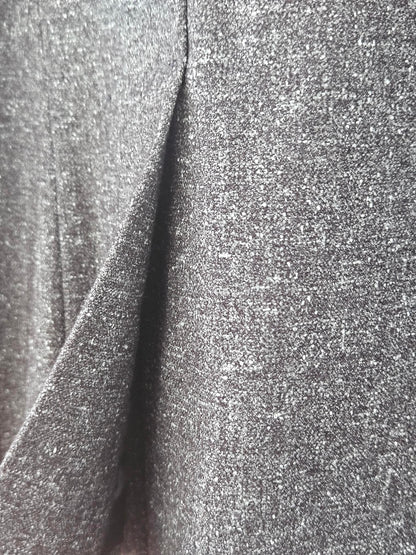 World Y2K Charcoal Lace Trim Blazer