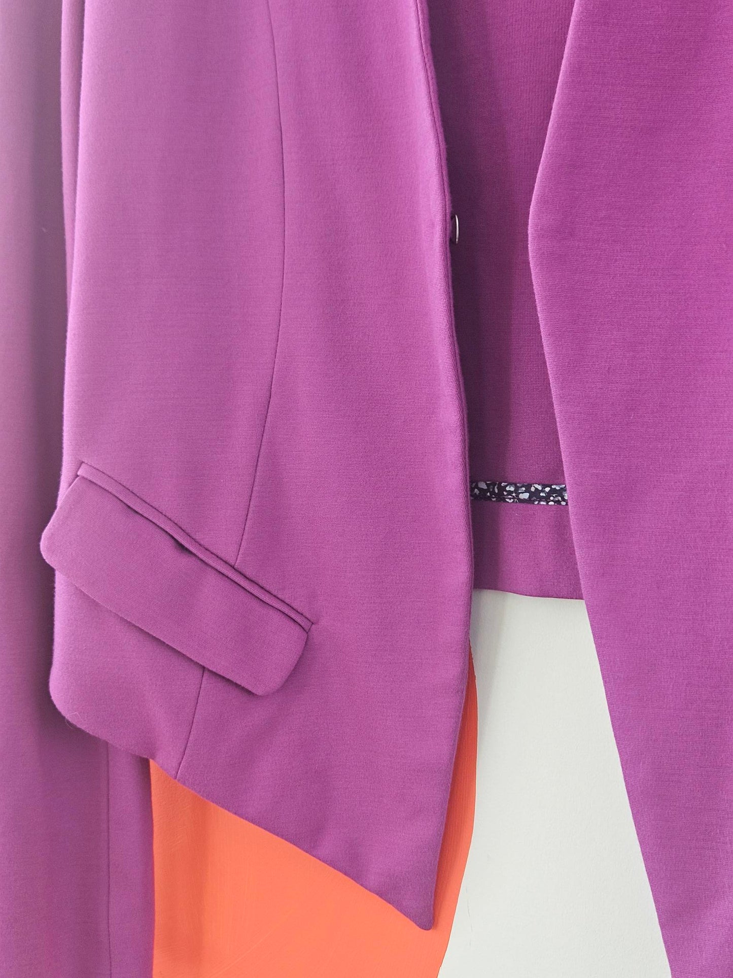Andrea Moore Pink Knit Blazer