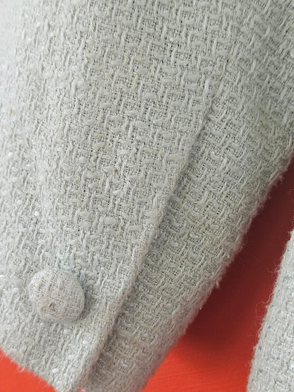 Adrienne Winkelmann Pastel Green Knit Blazer