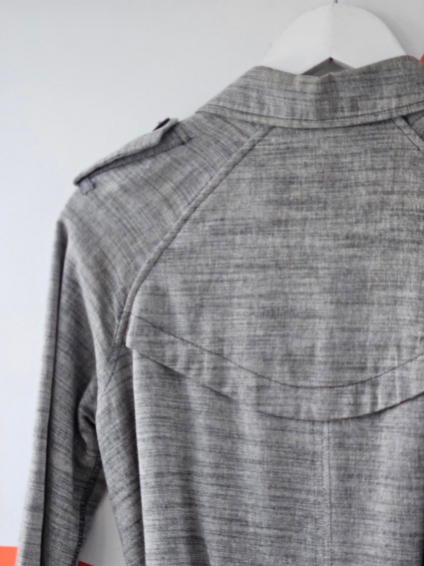 Camilla and Marc 'Bonnie & Clyde' Grey Knit Trench Coat