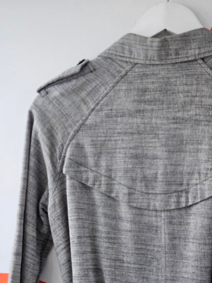 Camilla and Marc 'Bonnie & Clyde' Grey Knit Trench Coat