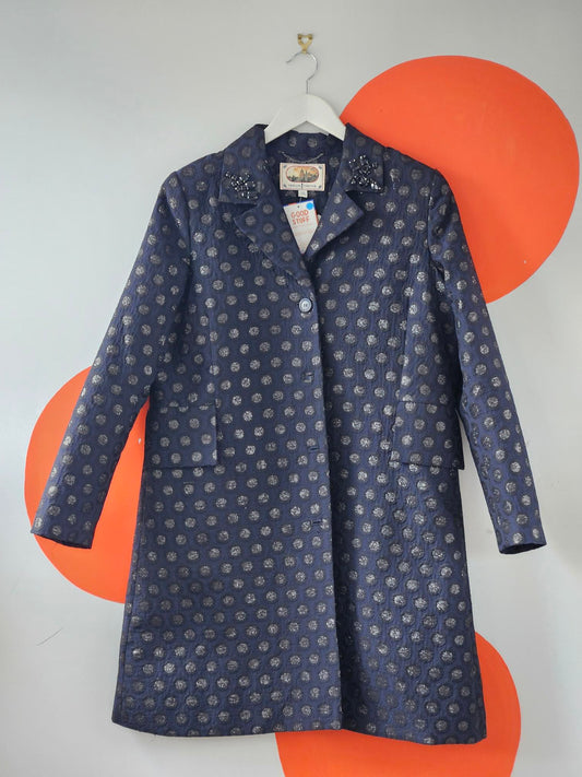 Trelise Cooper 'Opulence Express' Embellished Polka Dot Coat