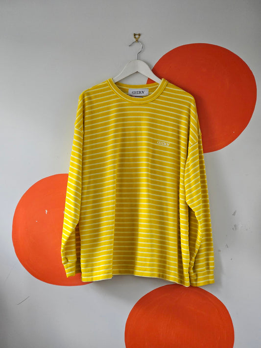 Goodboy Yellow Textured Men's Crewneck