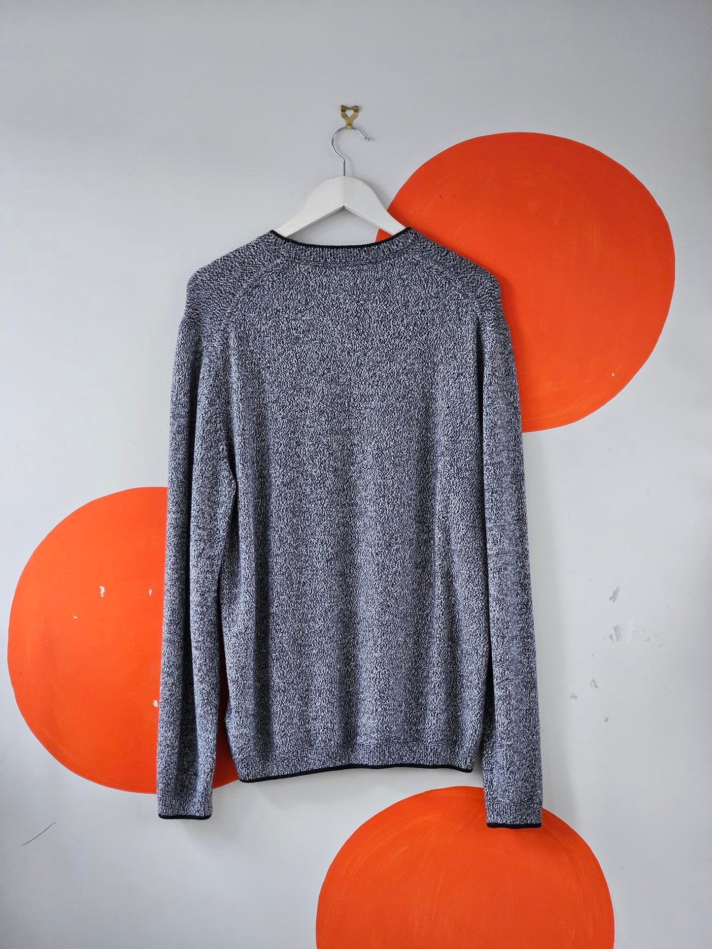 Ted Baker Black-White Pattern Knit Men's Jumper
