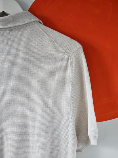 Ader Milano Italian Cream Men's Knit Polo