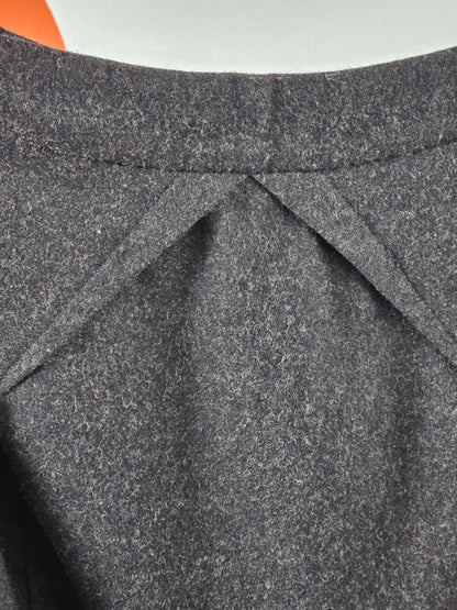 Kate Sylvester Vintage Charcoal Wool Blend Skirt