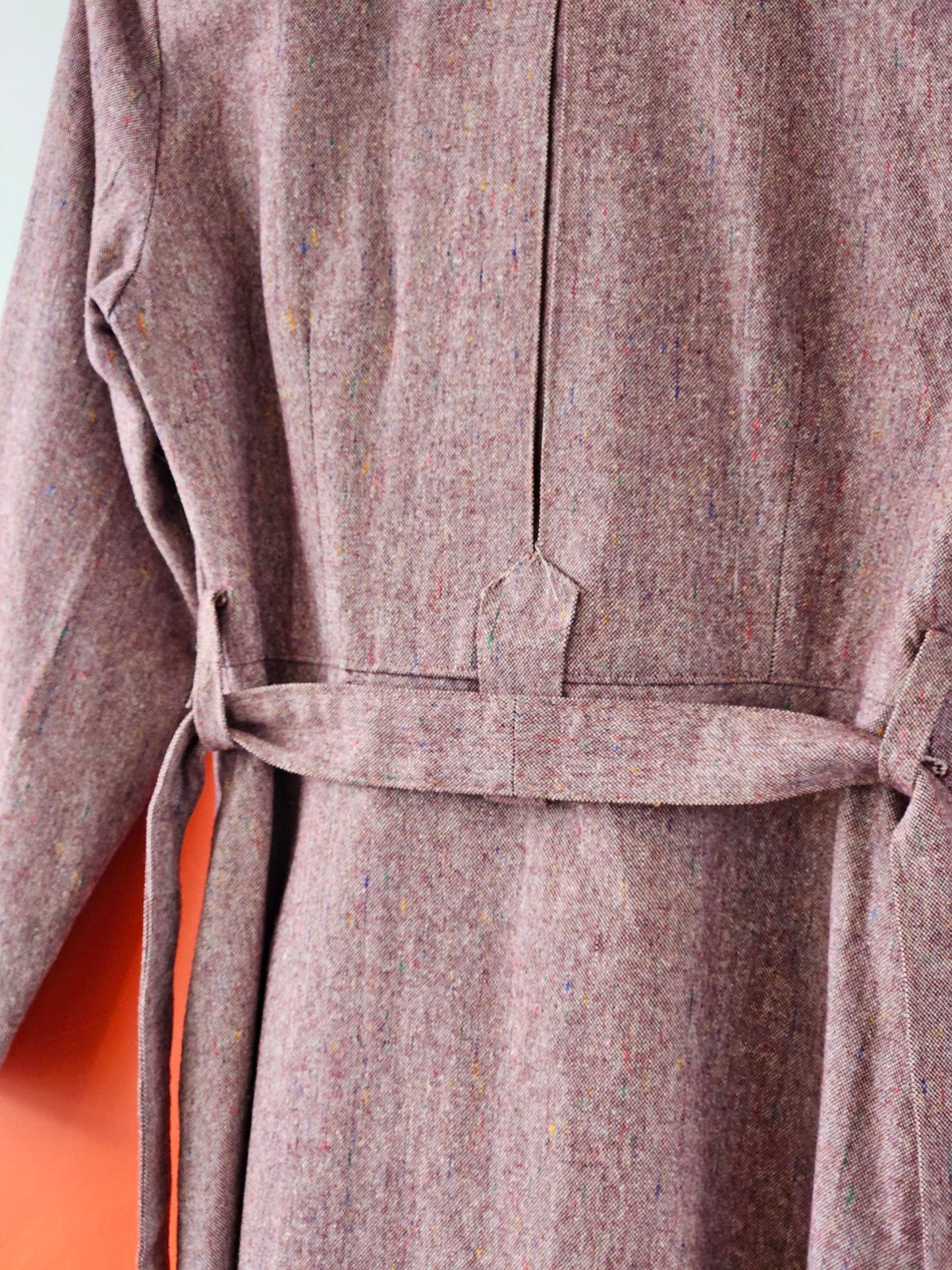 Vintage Pink Wool Coat