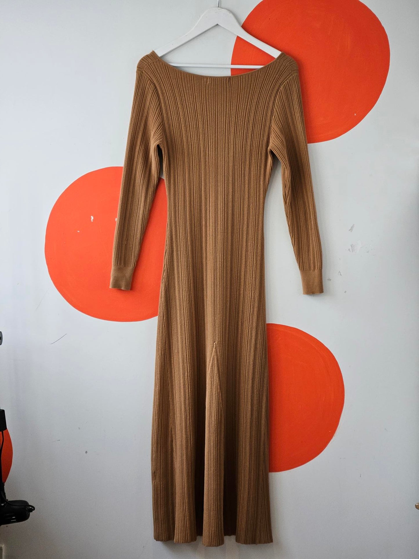 Anna Quan 'Emory' Beige Knit Dress