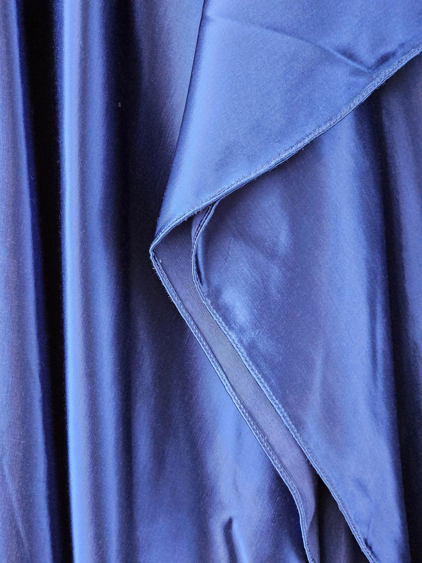 Carla Zampatti Blue Satin Blazer & Skirt Set