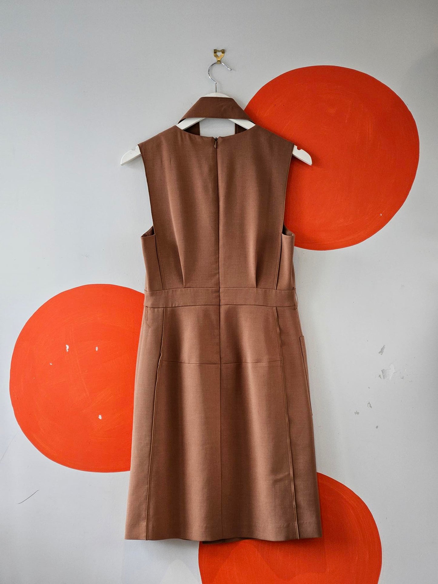 It Michaa Beige Korean Designer Dress