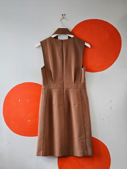 It Michaa Beige Korean Designer Dress