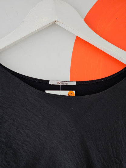 Turet Knuefermann Black 3/4 Sleeve Dress