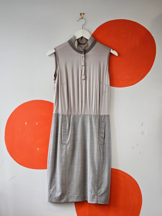 Fabiana Filippi Two-Tone Sleeveless Dress