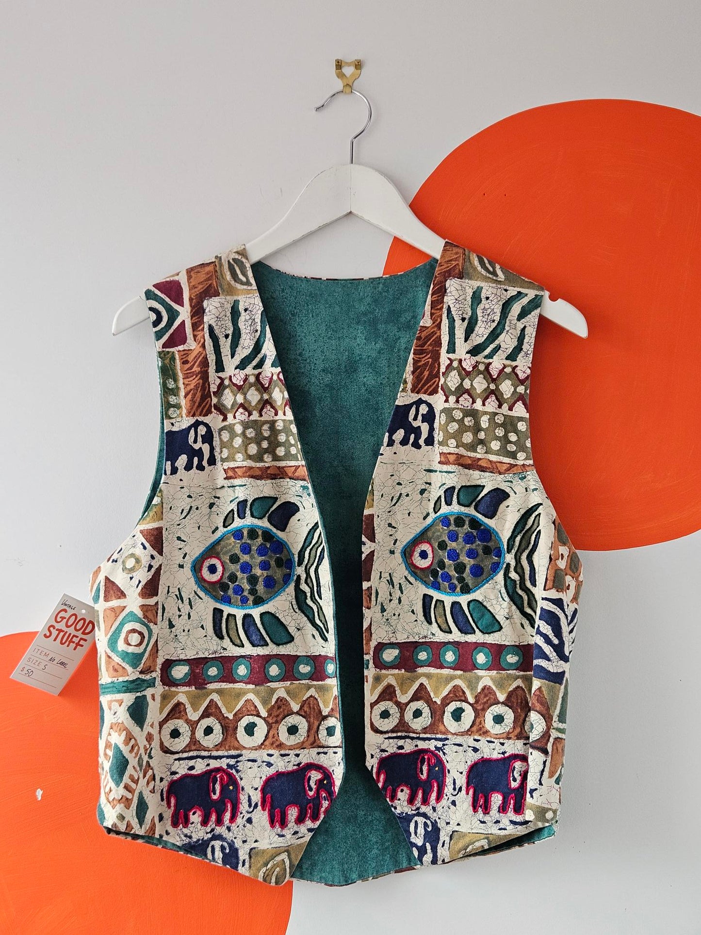 Vintage Patterned Waistcoat