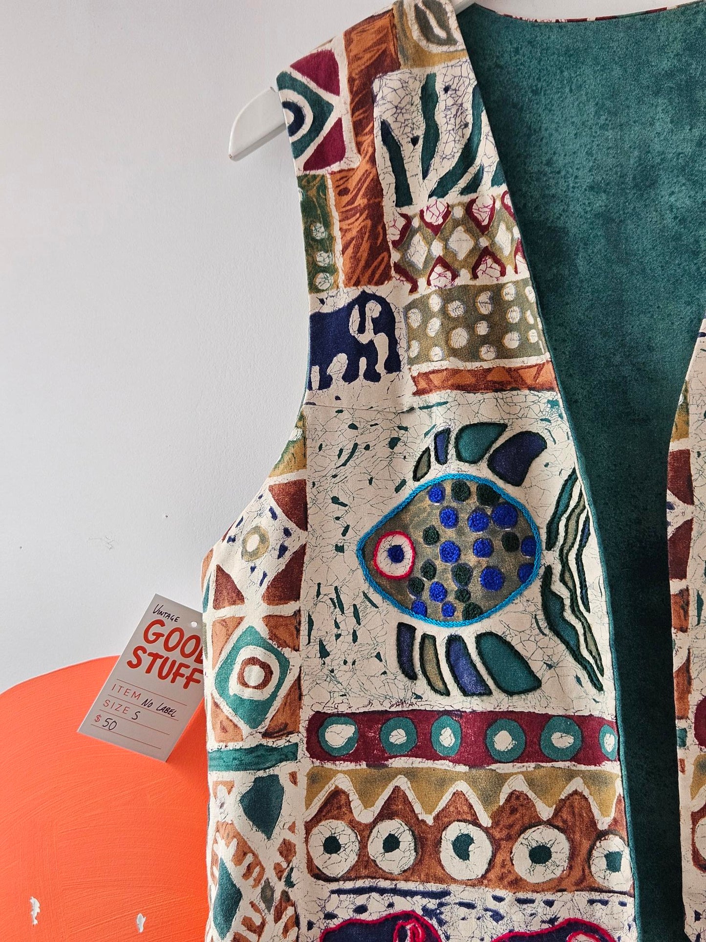 Vintage Patterned Waistcoat
