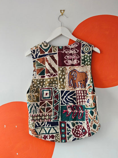 Vintage Patterned Waistcoat
