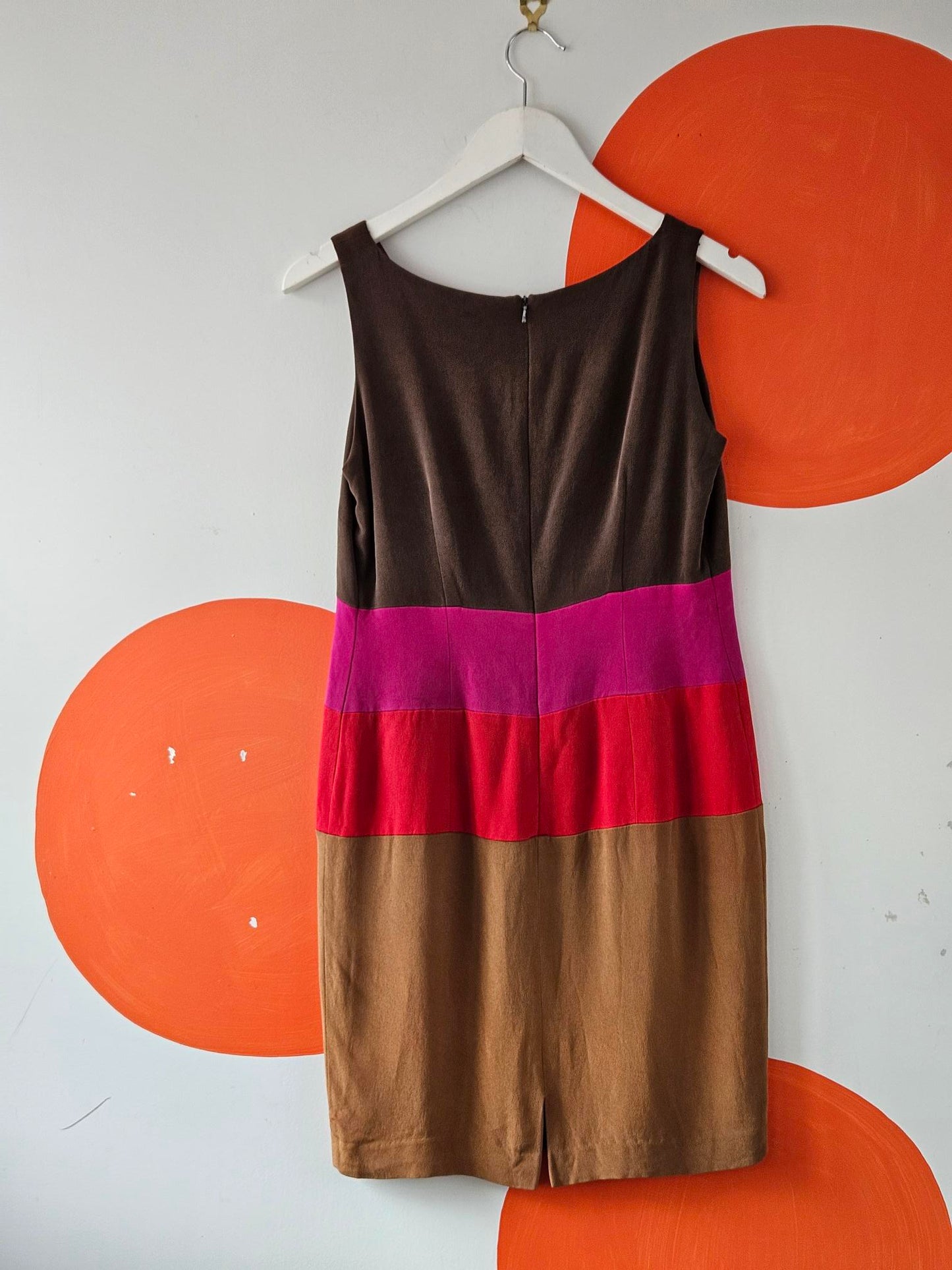Maggy London Y2K Panelled Silk Short Dress