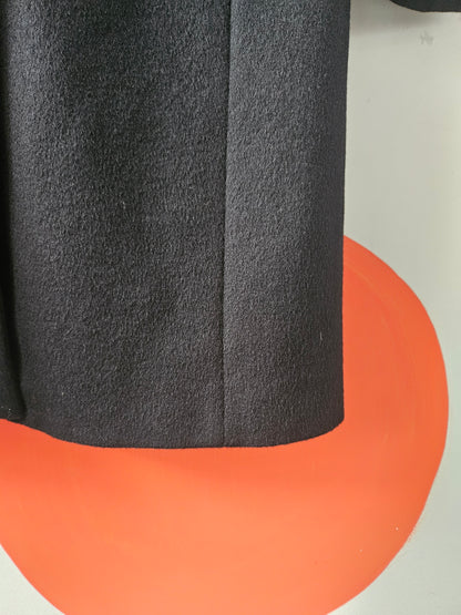 Max Black Wool & Cashmere Blend Coat