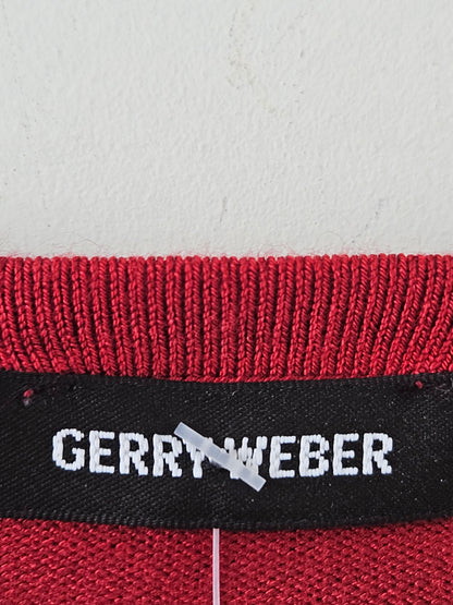 Gerry Weber Red Embellished Knit Sweater