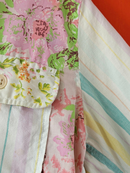 Lucky Dip One-of-a-Kind Multicolour Floral & Bunny Pattern Shirt