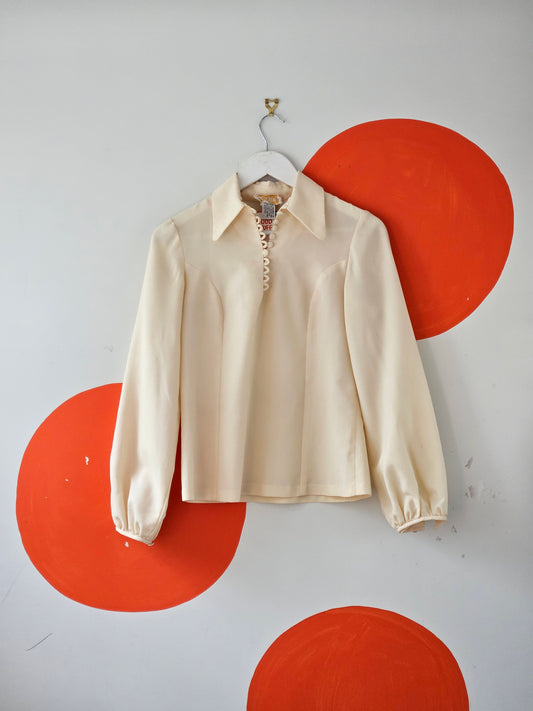 Sofistique Vintage Cream Blouse