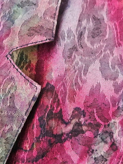 Creole Vintage Multicolour Satin Blazer