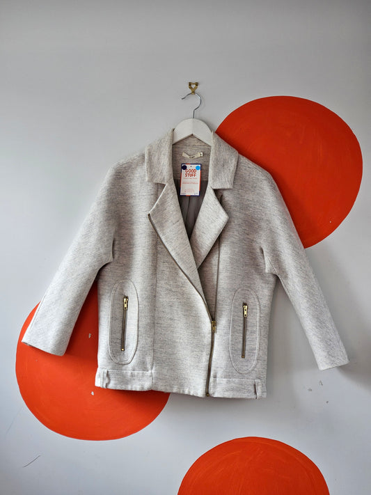 Ruby Light Grey Wool Blend Jacket